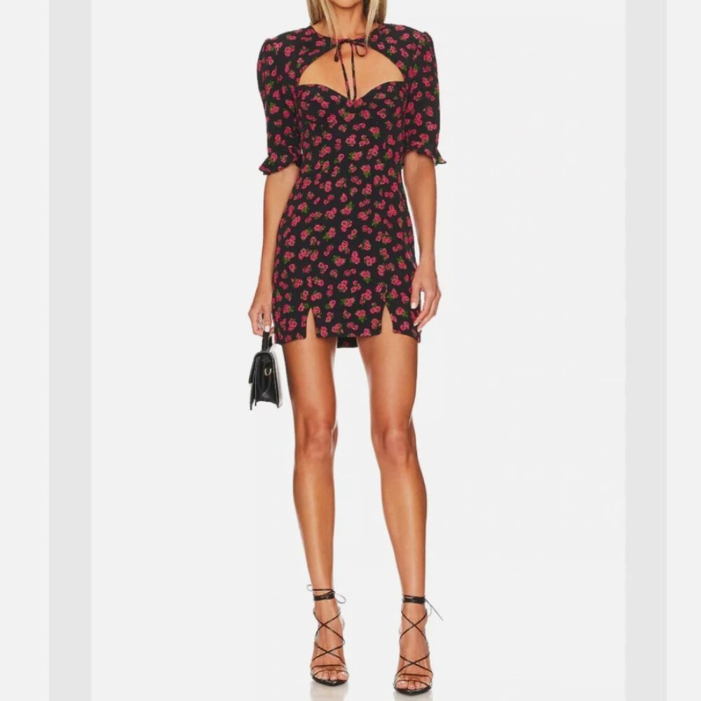 Lovers + Friends NWT Roxbury Mini Dress‎ Vivi Floral Sweetheart